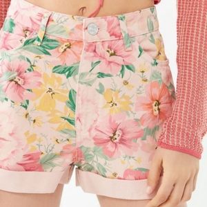 BDG printed denim shorts